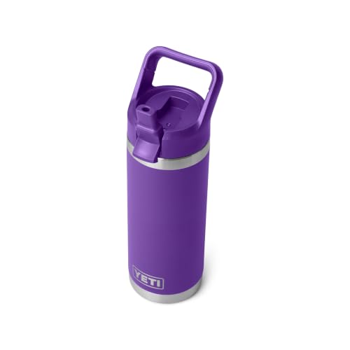 YETI Rambler 18 oz Bottle, Vacuum Insulated, Stainless Steel with Color