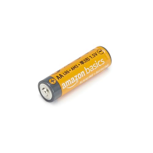 Amazon Basics 20-Pack AA Alkaline Batteries, 1.5 Volt, 10-Year Leak-Free
