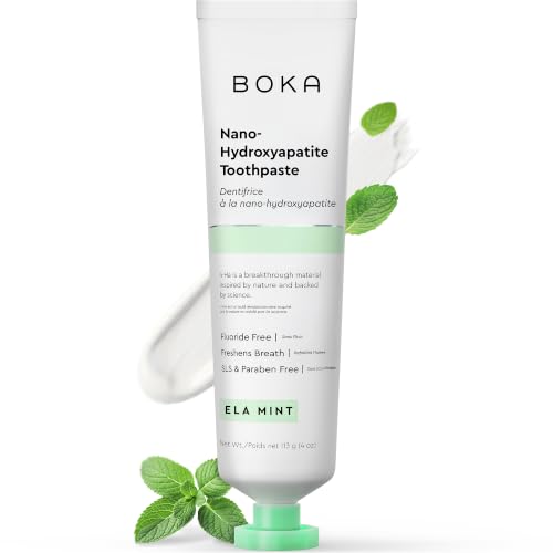 Boka Toothpaste - Fluoride Free Toothpaste, Nano Hydroxyapatite Toothpaste