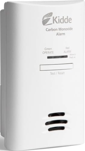 Kidde Carbon Monoxide Detector, Plug-in Carbon Monoxide Detector with AA Battery Backup