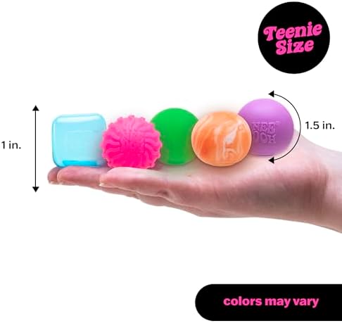 Schylling NeeDoh Teenie 10-Pack - Variety of Mini Squish Toys