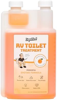 Liquified RV Toilet Treatment - Black Holding Tank Digester - Odor Eliminator