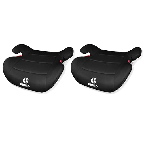 Diono Solana Lite Backless Booster Car Seat Pack of 2, Lightweight & Portable