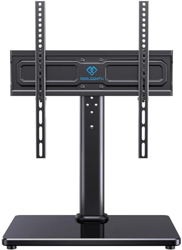PERLESMITH Universal Swivel TV Stand Base for 24-60 inch TVs up to 99lbs