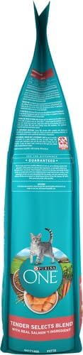 Purina ONE Natural Dry Cat Food, Tender Selects Blend With Real Salmon - 7