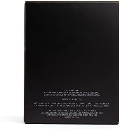 Guess Seductive Homme Noir 3.4 oz EDT Spray RETAIL