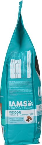 IAMS Proactive Health Dry Cat Food, Indoor Weight and Hairball Care Cat Food