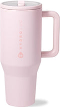 HydroJug Traveler - 32 oz Water Bottle with Handle & Flip Straw - Fits in Cup