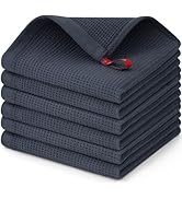 Homaxy 100% Cotton Waffle Weave Kitchen Dish Cloths, Ultra Soft Absorbent
