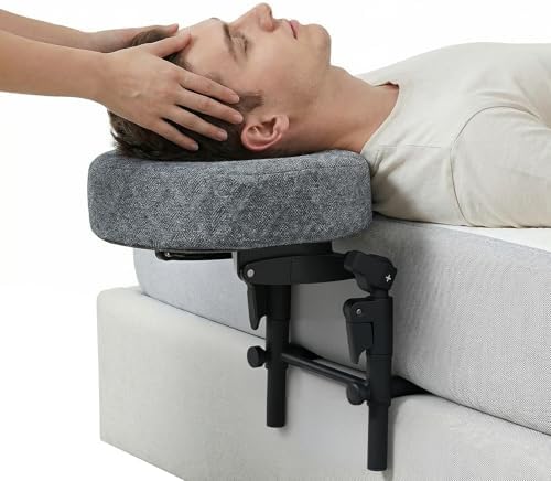 Massage Headrest for Bed, Massage Face Cradle at Home Adjustable 18" Height