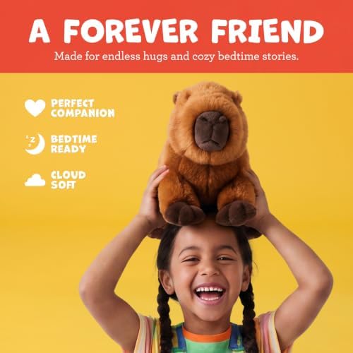 FAO Schwarz 22" Adopt-A-Pets Capybara Plush Stuffed Animal for Kids