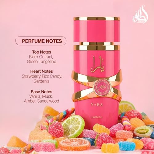 Lattafa Yara Candy - Vanilla, Fruity, Citrus, Floral