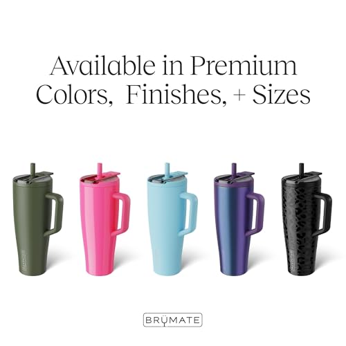 BrüMate Era Flip 40oz Tumbler with 100% Leakproof Covered Straw Lid