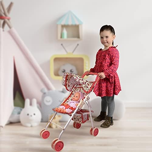 My First Baby Doll Stroller for Kids Ages 3+