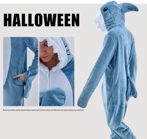 Unisex Adult Onesie Pajamas Animal One Piece Snug Fit Halloween Costume Cosplay for Women