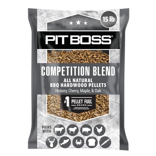 Pit Boss 100% All Natural BBQ Hardwood Pellets for Cooking, Grilling, and
