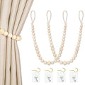 KLOGTSIND Magnetic Curtain Tiebacks, Curtain Holdbacks for Curtains 2 Pack