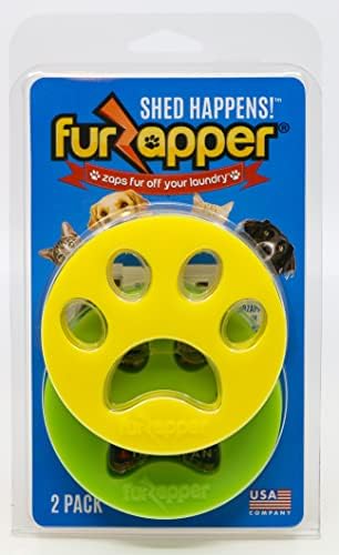 2 Pack FurZapper Pet Hair Remover for Laundry