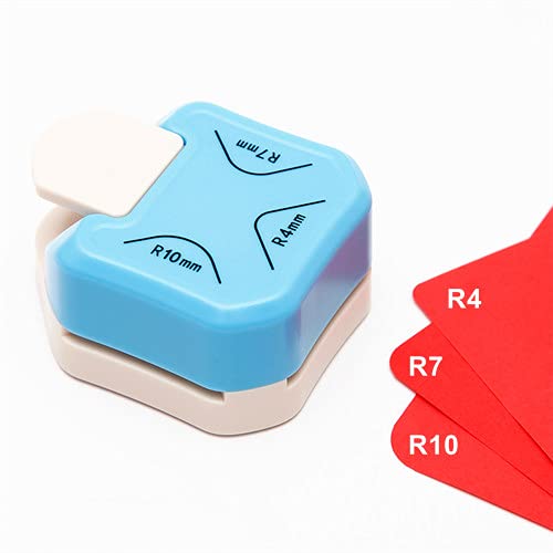 QIQQIKIN Paper Corner Rounder 3 in 1 •?öR4mm+R7mm+R10mm•?ä•?Î Punches for