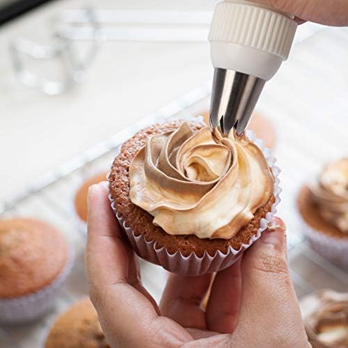11 Pcs Extra Large Piping Tip Set,Stainless Steel Cake Decorating Icing Tips Nozzles
