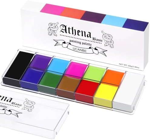 UCANBE Athena Basic Face Body Paint Oil Palette