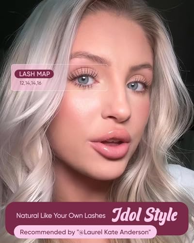 OKAYLOVE Idol Natural Lash Clusters Kit Clear Band Eyelash Clusters Kit CC