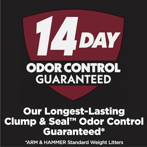 ARM & HAMMER Clump & Seal Platinum Cat Litter, Multi-Cat, 34 lbs