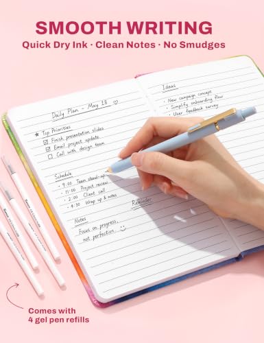 SUNEE Pencil Case with Supplies, 35PCS Aesthetic Stationery Set with Pastel