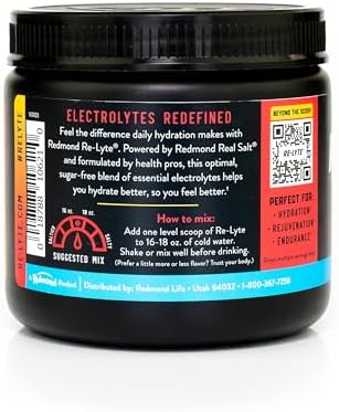 REDMOND Re-Lyte Sugar Free Electrolytes Powder Mix (Strawberry Lemonade)