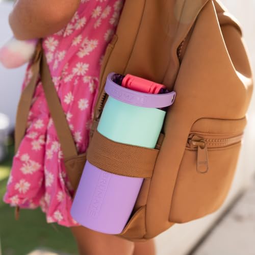 BrüMate Rise 18oz Water Bottle with Covered Silicone Straw