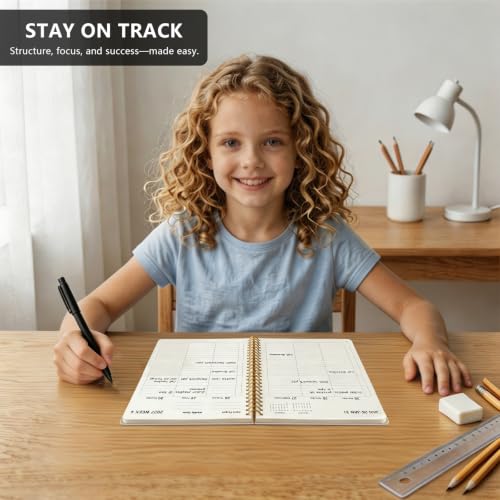 Student Planner 2026-2027, 5.8" x 8.5" Academic Planner, July 2026 - June