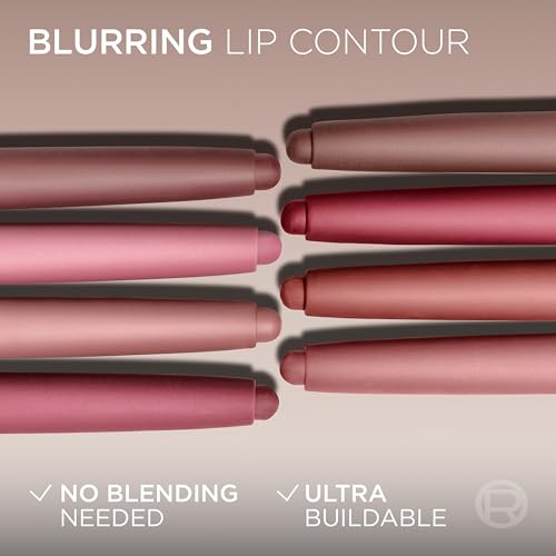 L'Oreal Paris Blurfiller Lip Liner, Lightweight, Buildable, and Sculpting Lip