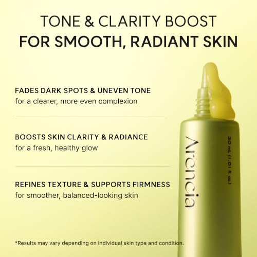 Arencia Vitamin C Booster Shot Serum with Glutathione, Niacinamide and