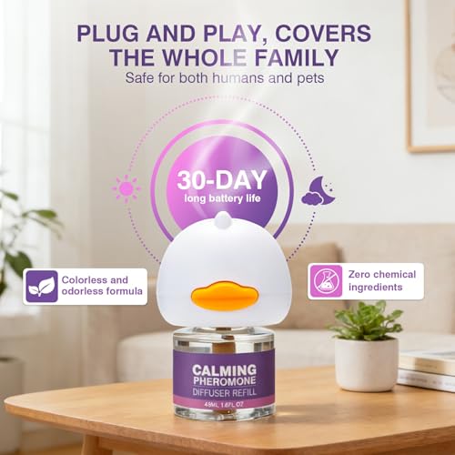 Tcllka Cat Calming Pheromone Diffuser Effectively Relieve Anxiety Stress Cat