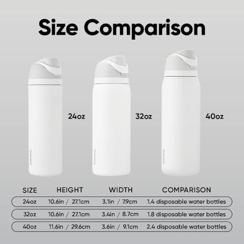 Owala FreeSip Stainless Steel Water Bottle 24 oz Peachy Keen