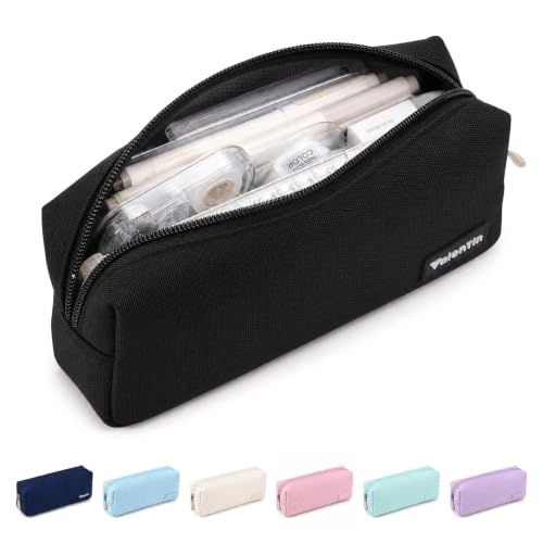Small Pencil Case Simple Pencil Pouch, Zippered Pen Bag School Supplies for