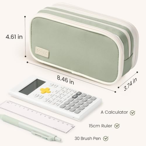 Sooez Large Capacity Pencil Case Pouch, Cute Pencil Pouch Pencil Bag