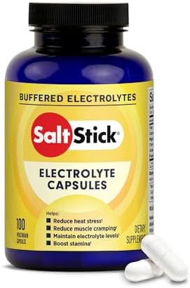 SaltStick Sugar Free Electrolytes Salt Pills 0 Calories 0 Sugar 100 Count