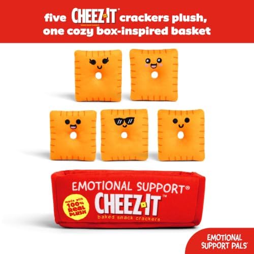 Emotional Support Pals Cheez-It, Cute Stuffed Animals by Relatable