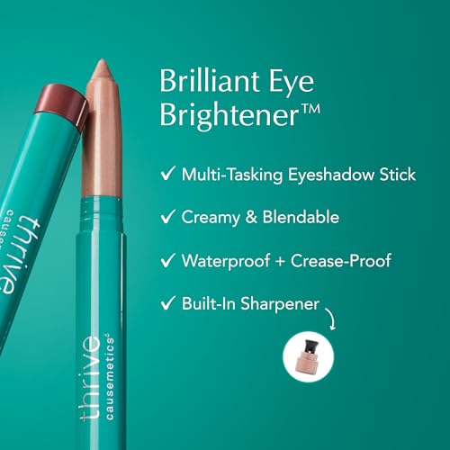 Thrive Causemetics Brilliant Eye Brightener Stick Mauve Taupe Shimmer Shade