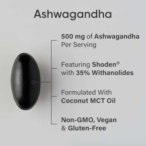 Sports Research® Ashwagandha w/Coconut MCT Oil, 60 Softgels