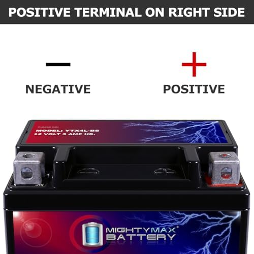 Mighty Max Battery YTX4L-BS - 12 Volt 3 AH, 50 CCA
