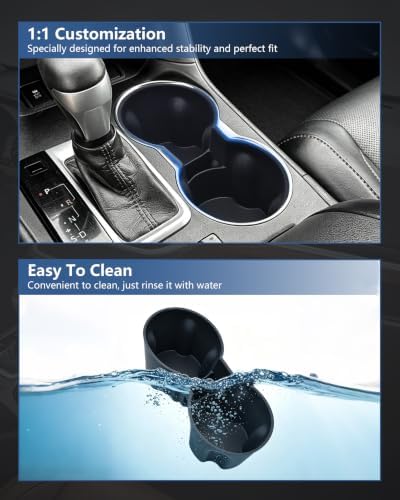 Cup Holder Inserts for Toyota Highlander 2014-2019 Accessories