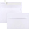 50 Packs 5x7 Envelopes, White A7 5x7 Envelopes for Invitations, Printable