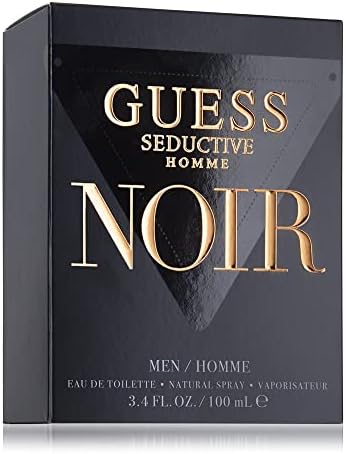 Guess Seductive Homme Noir 3.4 oz EDT Spray RETAIL