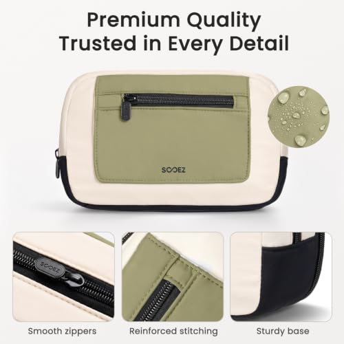 Sooez Pencil Case, Pencil Pouch Large Capacity, Pen Bag Storage Organizer