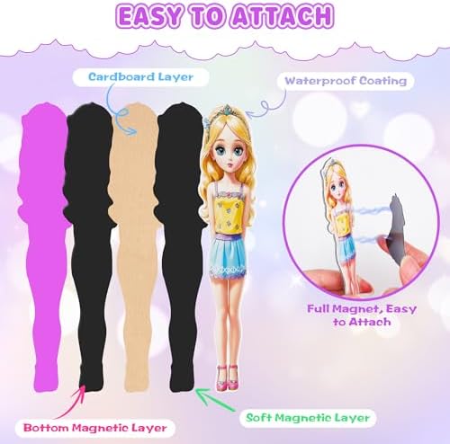 Magnetic Dress Up Dolls for Girls