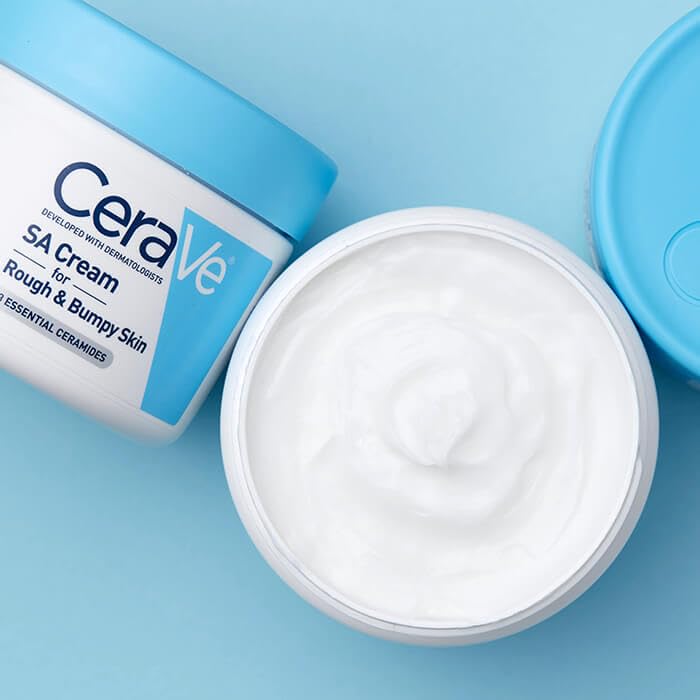 CeraVe Moisturizing Cream with Salicylic Acid, Exfoliating Body Cream with