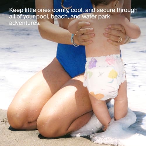 Coterie Baby Swim Diapers, Size Medium (20-34 lbs), 2-Pack