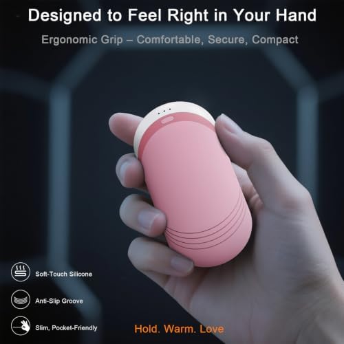 Karecel Rechargeable Hand Warmers 2 Pack with Thermal Silicone, Full Warmth